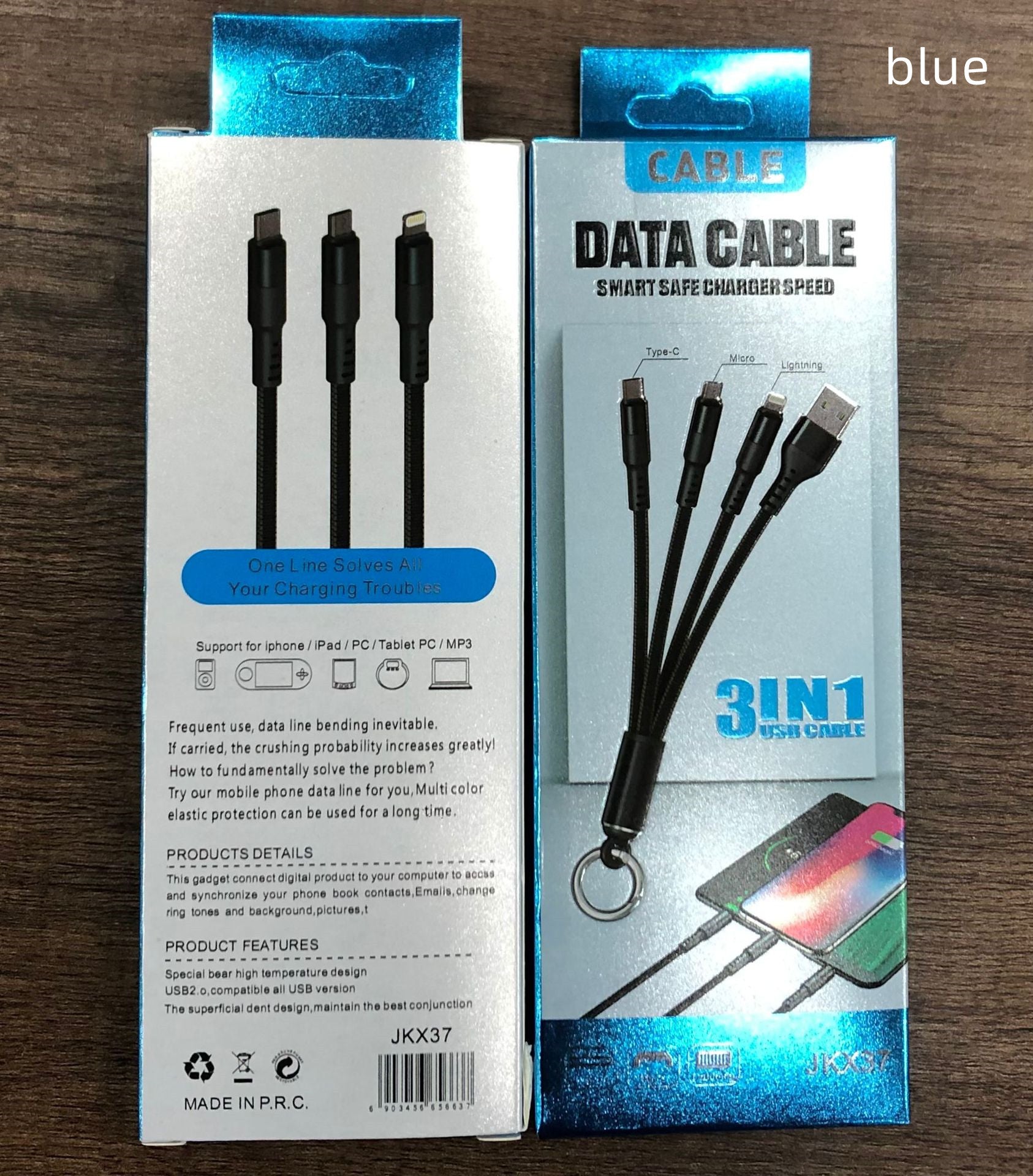 GlowGadget- 3-in-1 Fast Cable
